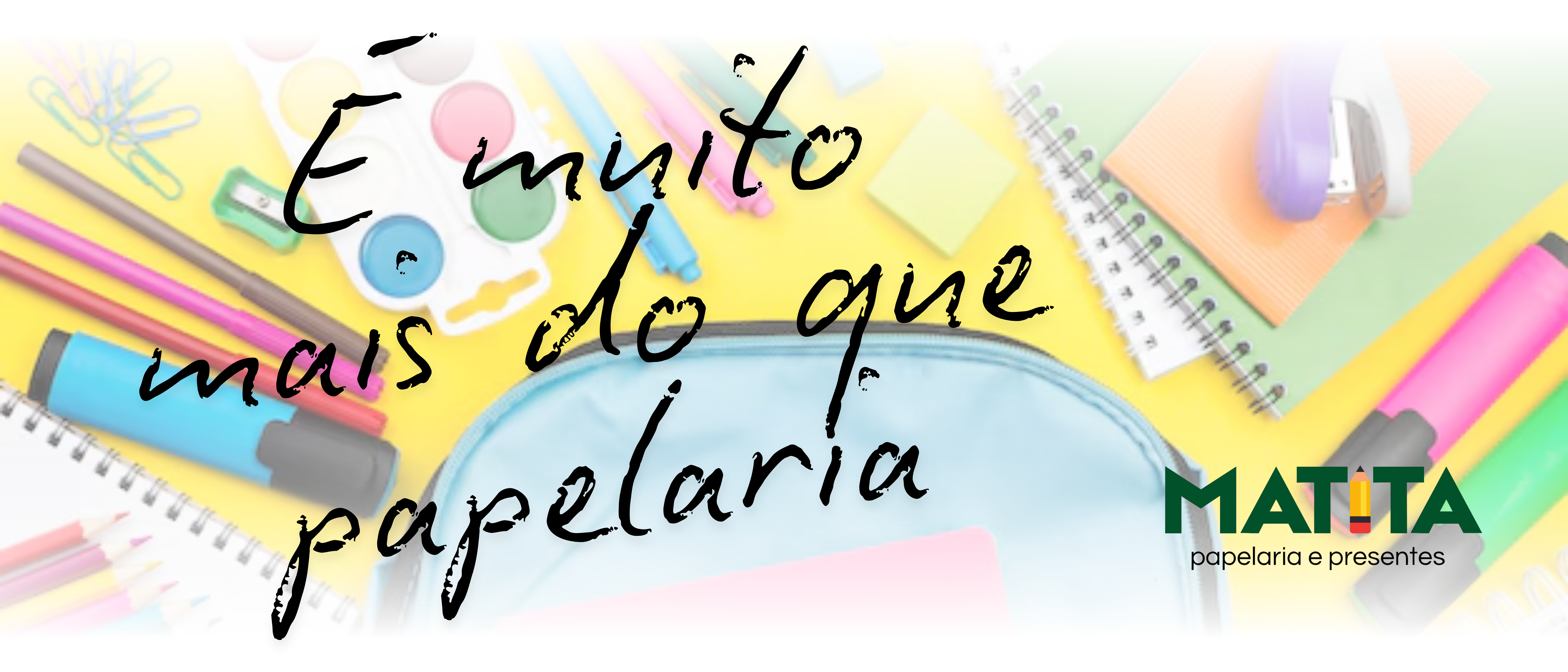 É muito mais do que papelaria